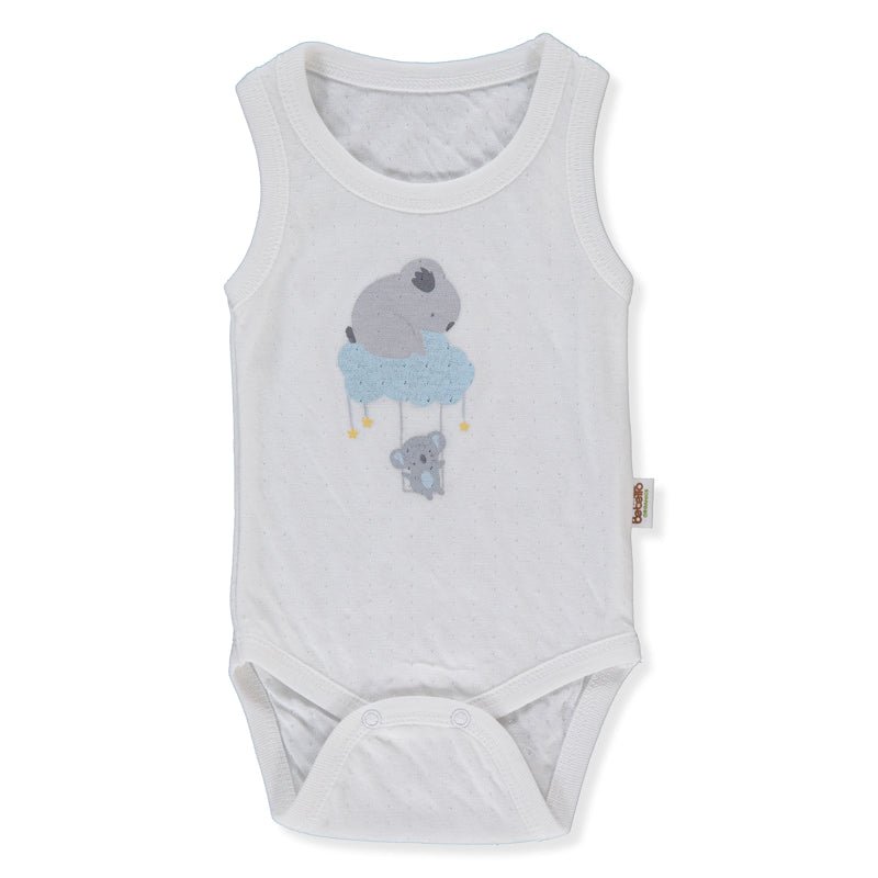 T3943 Боди Потник Stars And Koalasекрю 9 12м 80 Bebetto