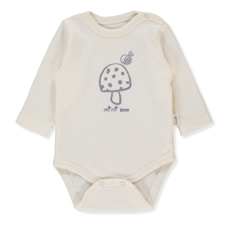 T3986 Боди Д.р. Mini Bee Lilac 6 9m Bebetto