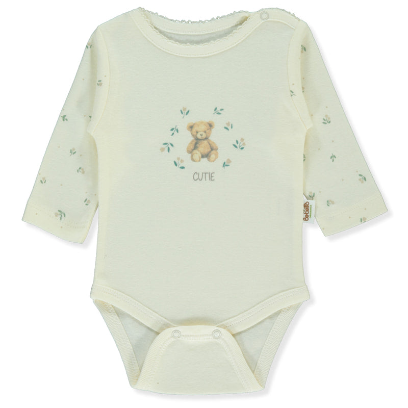 T3959 Боди Д.р. Organic Cute Bear Ecru 9 12m Bebetto
