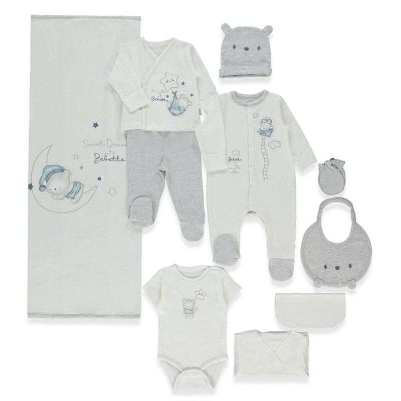 Z1063 К Кт 10ч Be Kind Grey Melange 0 3 M Bebetto