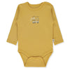 T4076 Боди Д.р. Organic Machines Mustard 18 24m Bebetto