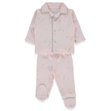 F1448 Пижама 2ч Organic Sleepy Sheepy Pink 0 1m Bebetto