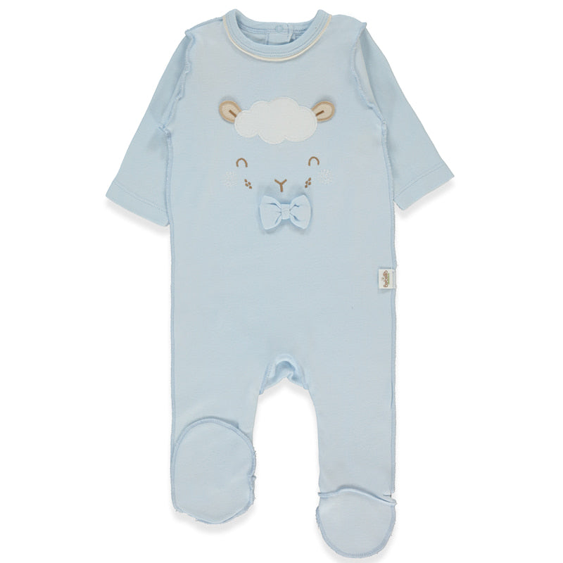 T4068 Гащеризон Organic Sleepy Sheepy Blue 1 3m Bebetto