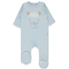 T4068 Гащеризон Organic Sleepy Sheepy Blue 3 6m Bebetto