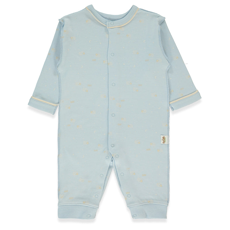 T4104 Гащеризон Organic Sleepy Sheepy Blue 0 1m Bebetto