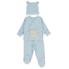 Z1072 K Kкт 3 db Organic Sleepy Sheepy kék 0-1 hónap Bebetto