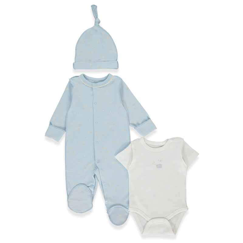 Z1073 K Káté 3h Organic Sleepy Sheepy kék 0-3h Bebetto