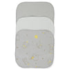 C1145 Кърпи 3бр Little Elephant Grey 20x20 Cm Bebetto