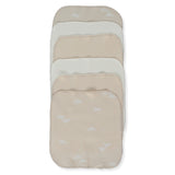 C1150 Кърпи 6бр Org Born With Love Beige 20x20cm Bebetto
