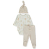 T4034 К Кт 3ч Organic Born With Love Beige 1 3m Bebetto