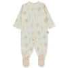 T4037 Гащеризон Org Born With Love D. Ecru 3 6m Bebetto