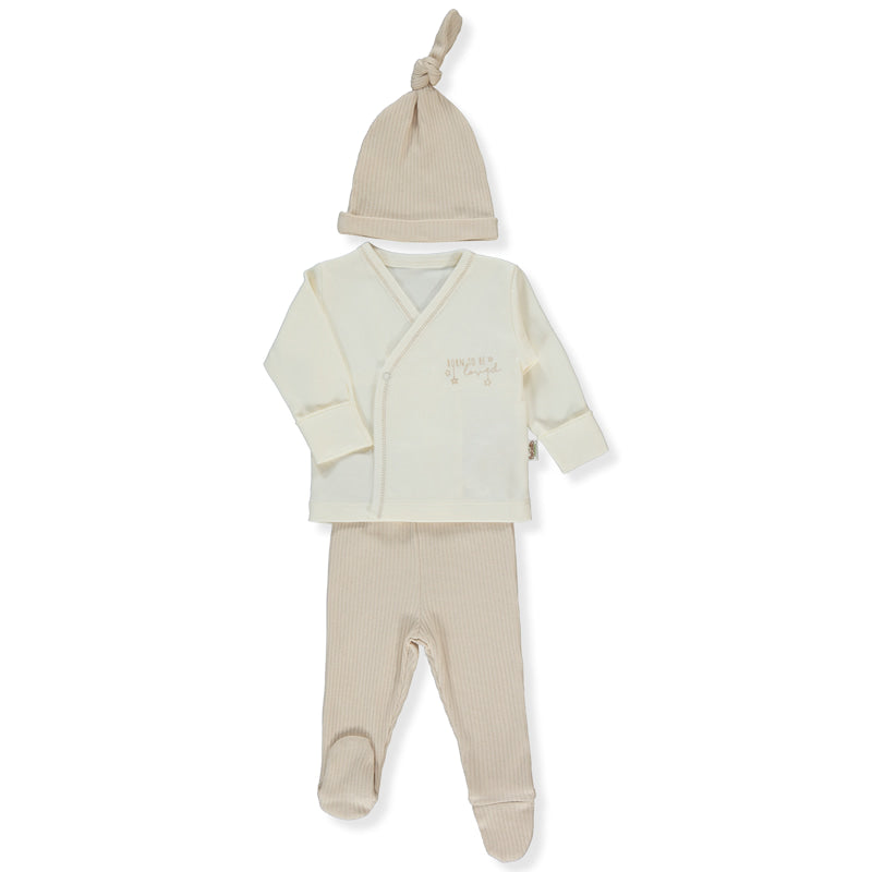 Z1060 К Кт 3ч Organic Born With Love Beige 1m Bebetto