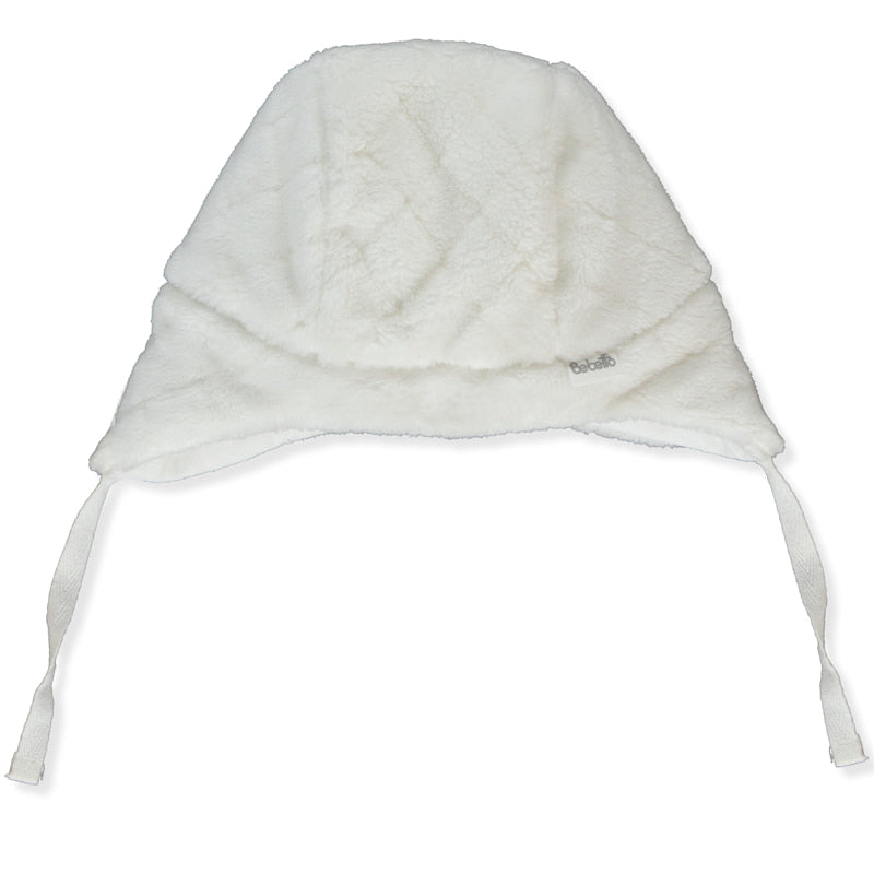 C1189 Bebetto Puffy sapka, ekrü, 6-12 hó