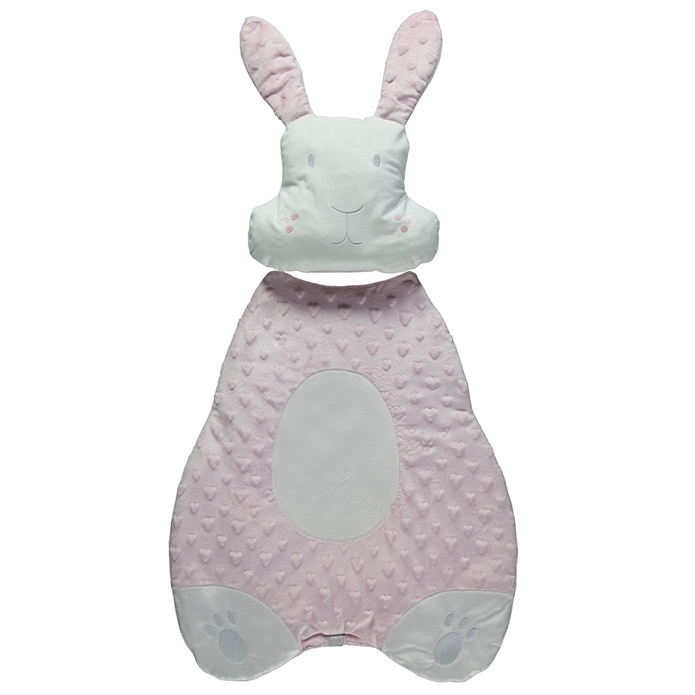 Set de 2 piese Iepuraș 65 cm roz