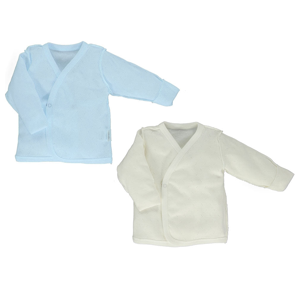 T 2580 Камизолка Sweet Babies 2бр. Син 0 3 М. 62 Bebetto