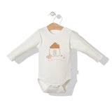 Body T2870 DR Veveriță S Inimă Ecru 98Cm