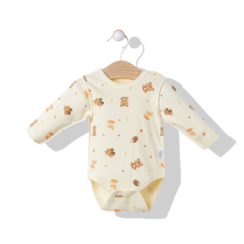 Body T2763 pentru băieți, ecru, 74 cm