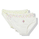 X039 Бикини 3бр. Flamingo Екрю Зелен 7г Bebetto