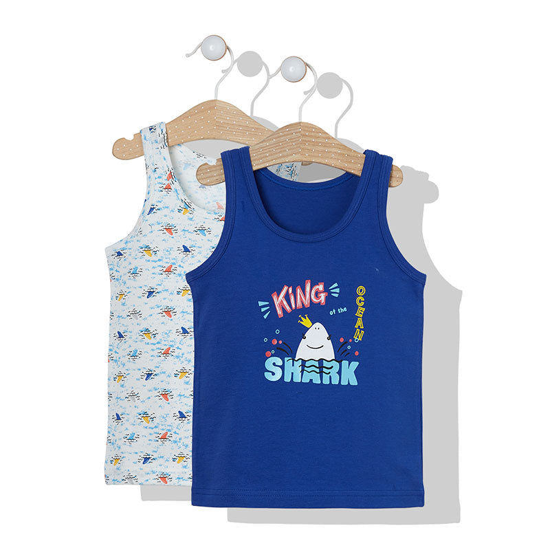 X057 Потник 2бр. King Shark Blue White 6г Bebetto