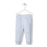 T2969 Pantaloni drăguți și cool, albaștri, 9-12M/80Cm
