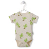 Body T3045 Cactus Drăguț Ecru 9-12M/80Cm