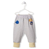 Pantaloni T3103 Sky Ball Gri 6-9M/74Cm