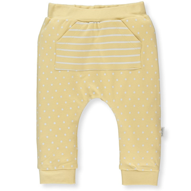 T3253 Pantaloni de bebeluși galbeni pentru cupluri 12-18M/86Cm