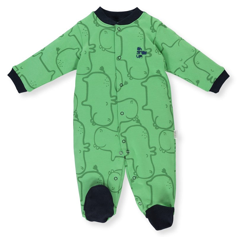Salopetă Little Guy verde T3239, 1-3M/62Cm