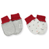 C952 Kesztyű 2 pár Mum&dad 23 Grey 0 3h Bebetto