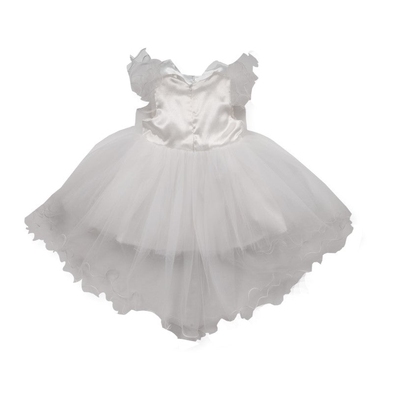 K4195 Ünnepi ruha ekrü 9 12hó 80cm Bebetto