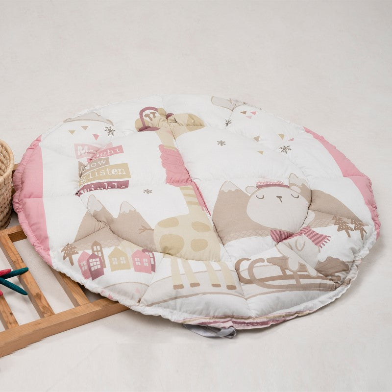 Cuib rotund roz 80 cm
