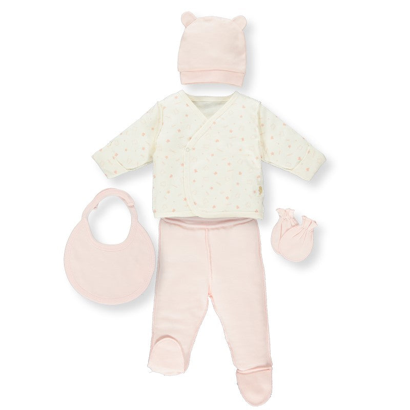 Z849 К Кт 5ч. Pure Teddy Pink 0 3m 62cm Bebetto