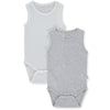 T3386 Боди Потник 2 Бр Basic 24 Сив 12 18m 86cm Bebetto