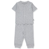 F1298 Ажурна Пижама 2 Ч Basic 24 Сив 1 3m 62cm Bebetto