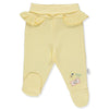 T3393 Happy Garden lábfejes nadrág, sárga, 0-1m, 56cm, Bebetto