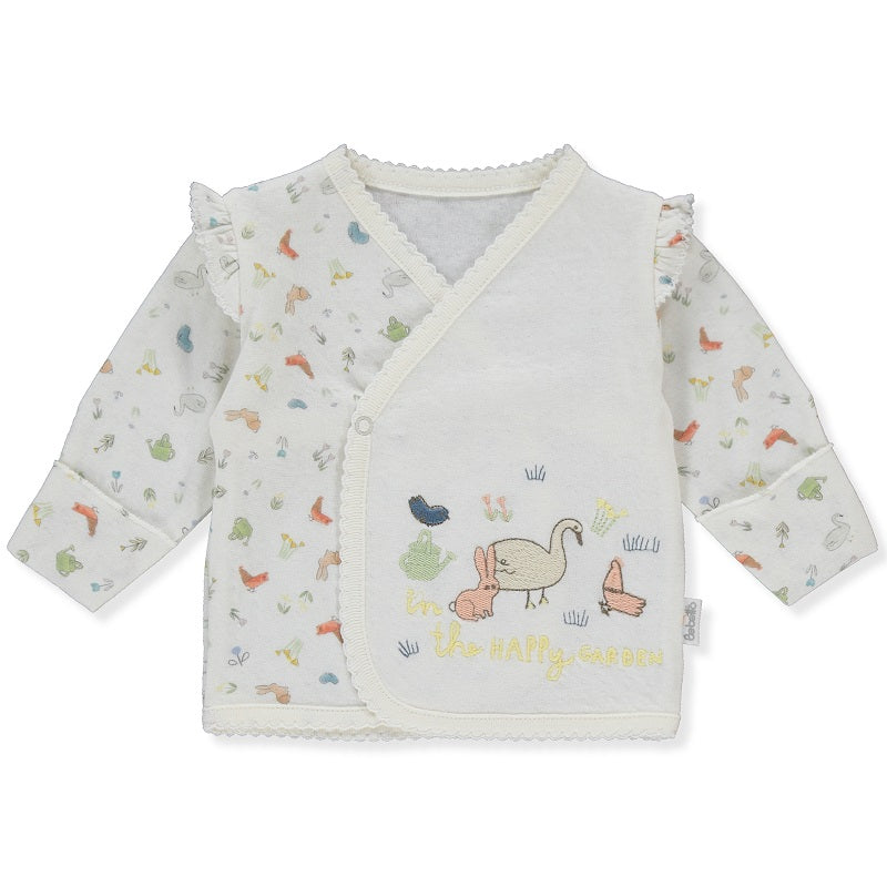T3401 Happy Garden mellény, ekrü 0-3 hó 62 cm Bebetto