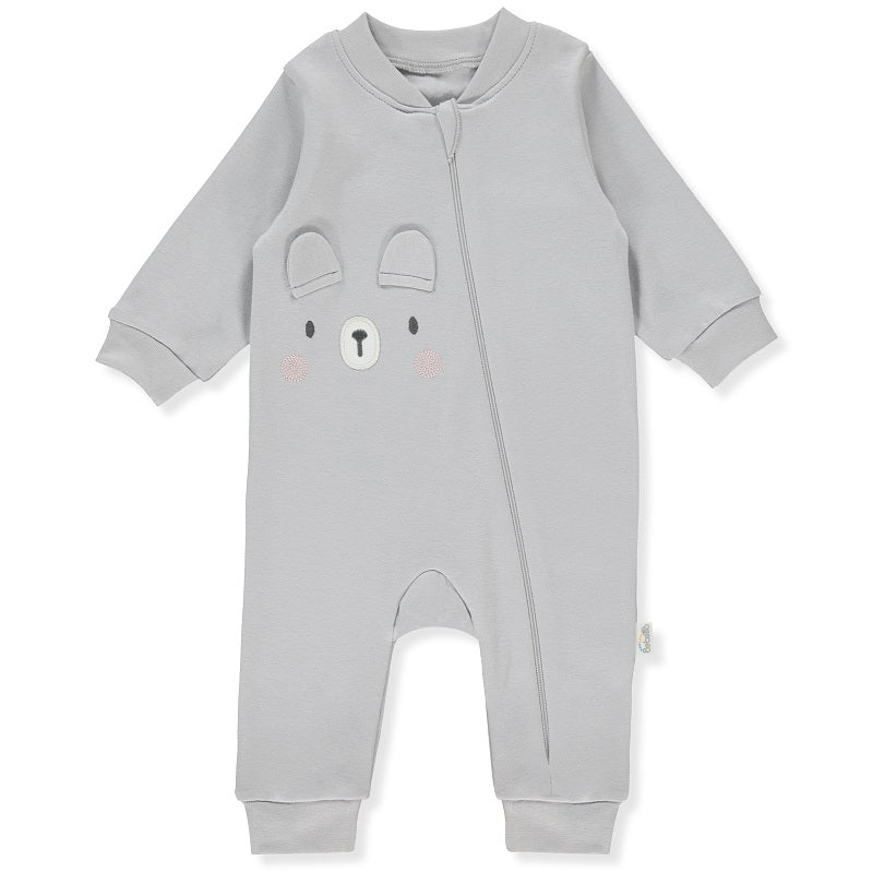 T3573 Bebetto Szürke Besties Kezeslábas 9-12m 80cm