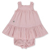 K4271 Рокля 2ч Bee Happy Dusty Rose 9 12m 80cm Bebetto