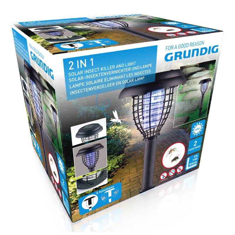 Grundig szolár rovarcsapda lámpa