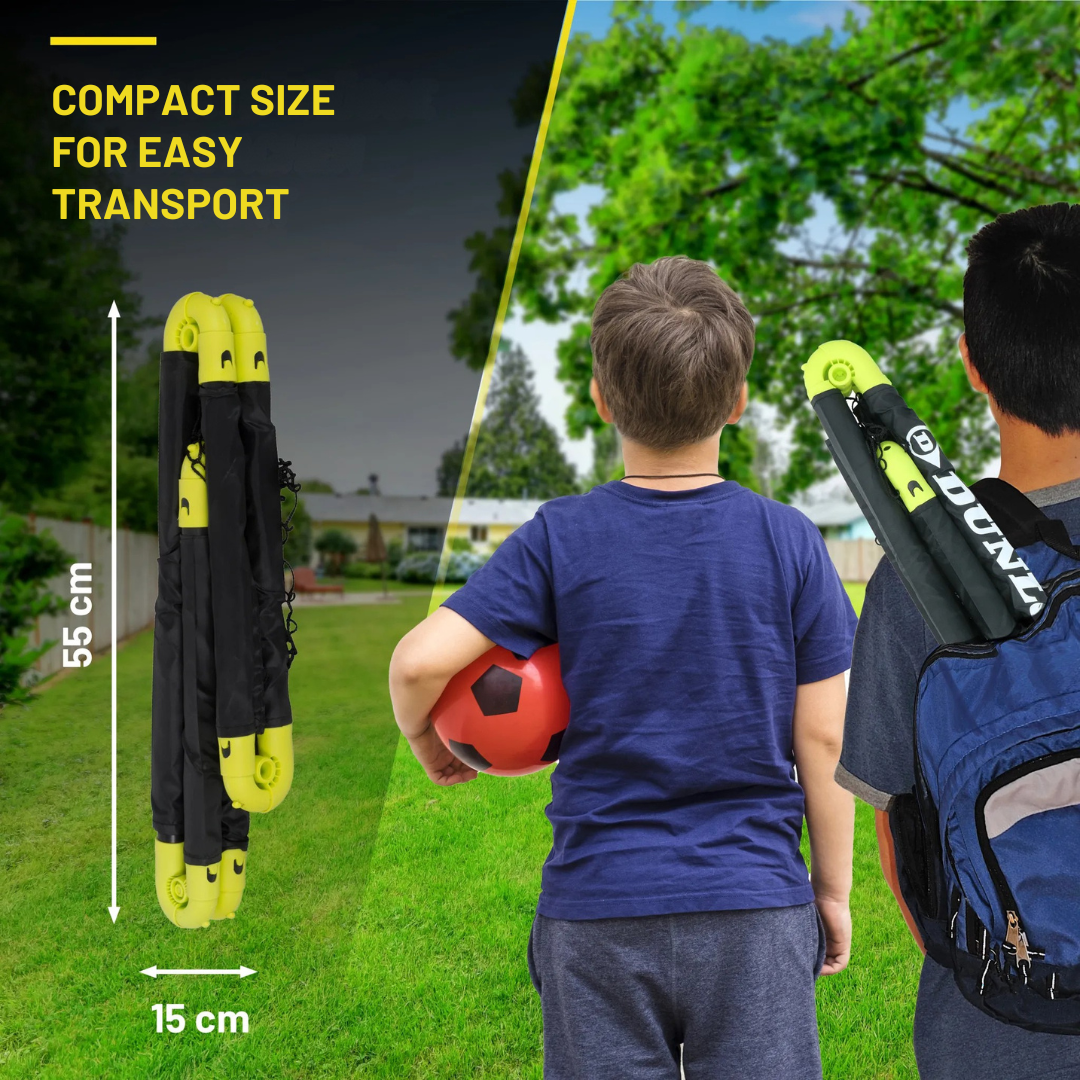 2 Бр Сгъваеми Футболни Врати 55x44x44 См Dunlop