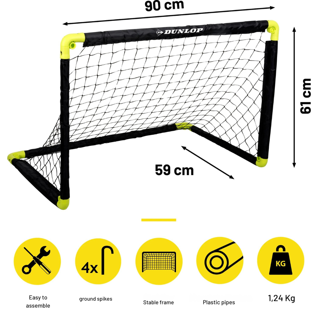Сгъваема Футболна Врата 90x59x61 См Dunlop