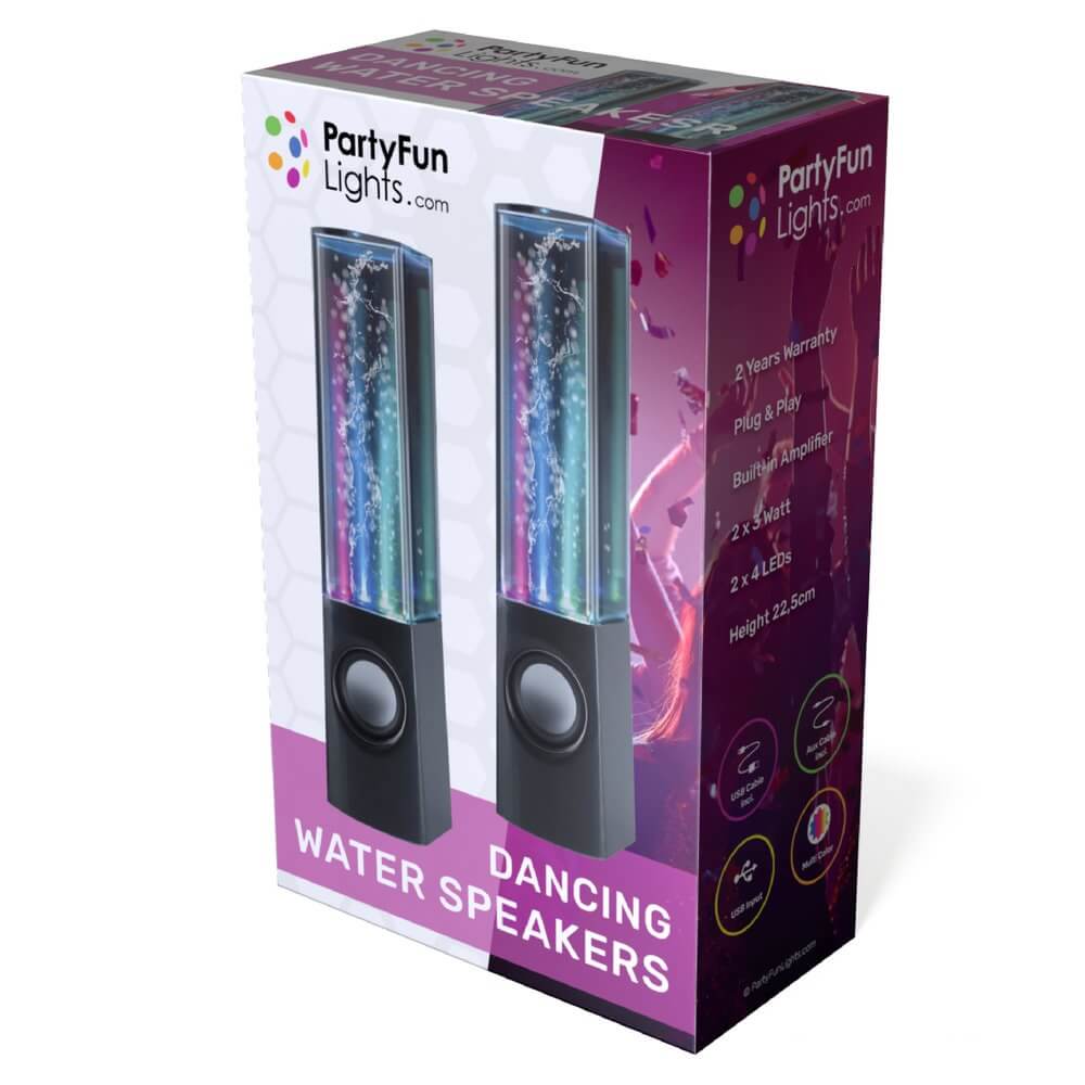 Apă dansantă cu LED-uri stereo RGB