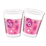 88201 Хартиени Чашки 8 Бр.200 Мл.Момиче --- BebeMama