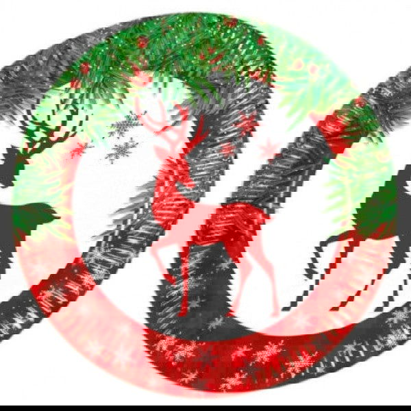 88399 Хартиени Чинийки 8 Бр.23 См. Xmas Scandi --- BebeMama