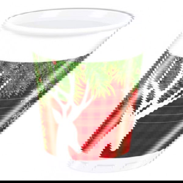 88400 Хартиени Чашки 8 Бр.200 Мл Xmas Scandi --- BebeMama