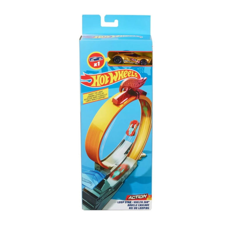 Fwm88 Hw Писта С Количка Loop Star Mattel