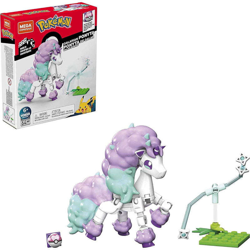 Pokemon Конструктор 64 Части Galarian Ponyta Mattel