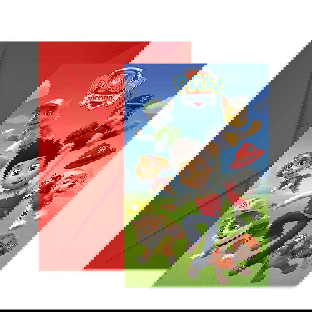 89441 Покани 6 Бр. Paw Patrol --- BebeMama