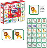 Говорещи И Разказващи На Български Мемо Игра Памет С Животни 28 Ел. 14 Двойни КартиС Размери 7Х7С Добавена РеалностНа 16 Езика 24X12X5