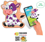 Говорещ И Разказващ На Български Пъзел Крава5 Ел.С Размери 16Х13С Добавена РеалностНа 16 Езика От Еva Пяна